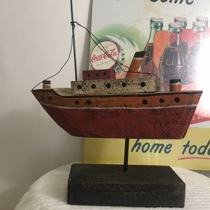 Wooden Decor Boat
